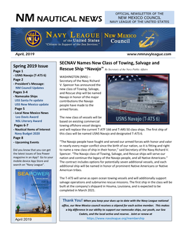 Spring 2019 Newsletter