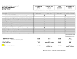 Cole County Bid No. 2017-27 Weapons (Handguns)