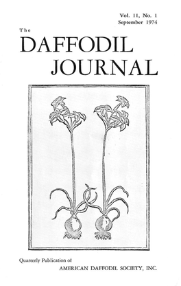 1974 September, American Daffodil Society Journal