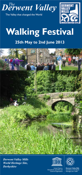 Walking Festival 25Th May to 2Nd June 2013