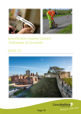 Lincolnshire County Council / Statement of Accounts / 2018-19