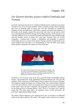 Chapter IIX Far Eastern Sketches of Post-Conflictcambodia and Vietnam