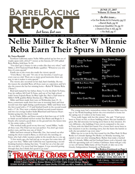 Nellie Miller & Rafter W Minnie Reba Earn Their Spurs in Reno