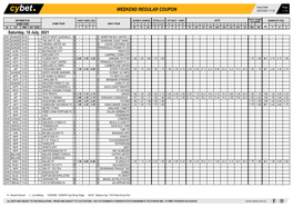 Weekend Regular Coupon 05/07/2021 11:35 1 / 4