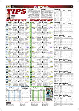 Europatipset Stryktipset