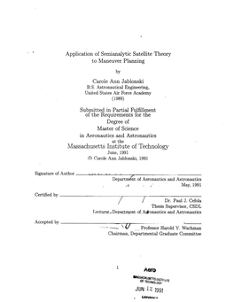 Massachusetts Institute of Technology Aero