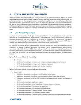 System Airport Evaluation