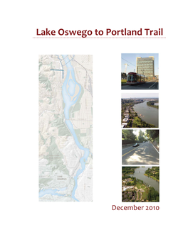Lake Oswego to Portland Trail I List�Of�Tables