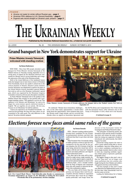 The Ukrainian Weekly 2014, No.40