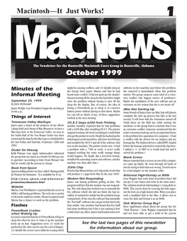 Macintosh—It Just Works! 1