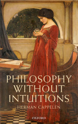 Philosophy Without Intuitions This Page Intentionally Left Blank Philosophy Without Intuitions