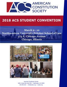 2018 Acs Student Convention