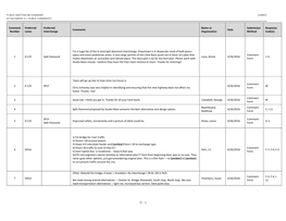 Public Meeting #6 Summary Ca0602 Attachment D – Public Comments