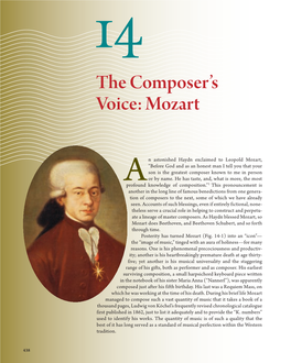 The Composer's Voice: Mozart