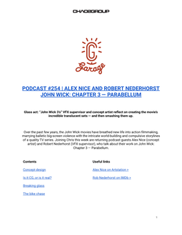 Podcast #254 | Alex Nice and Robert Nederhorst John