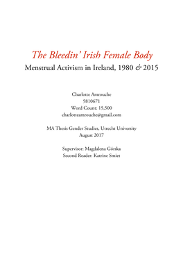 The Bleedin' Irish Female Body