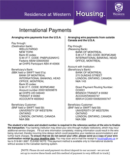 International Payments