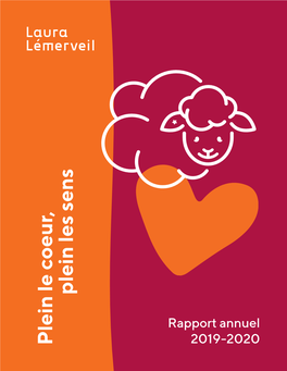 Plein Le Coeur, Plein Les Sens Rapport Annuel 2019-2020 Hommage À La Résilience