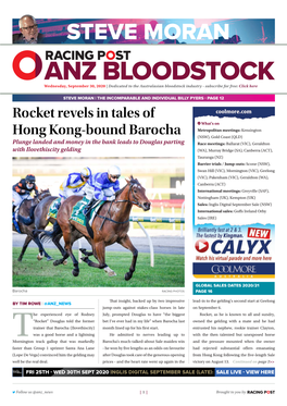 Rocket Revels in Tales of Hong Kong-Bound Barocha | 2 | Wednesday, September 30, 2020