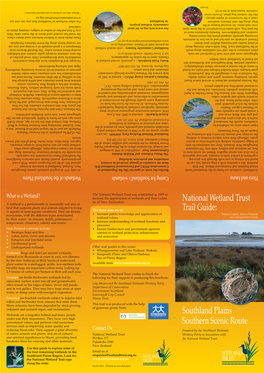 Southland Wetland Trail Guide 3.Indd