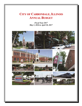 City of Carbondale, Illinois Annual Budget