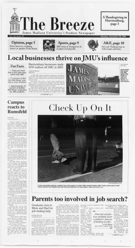 The Breeze Page 3 James Madison University's Student Newspaper \ Ol