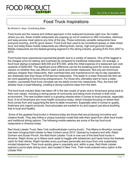 Food Truck Inspirations