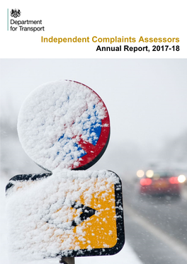 Independent Complaints Assessors Annual Report 2017-18