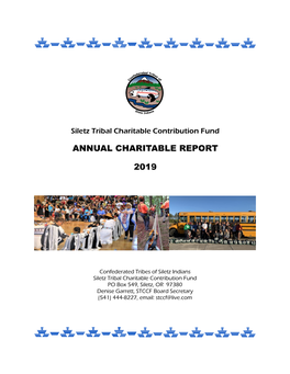 Annual Charitable Report 2019
