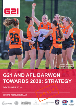 G21 and Afl Barwon Towards 2030: Strategy December 2020