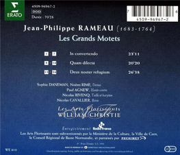 Jean-Philippe RAMEAU (I 683-I764