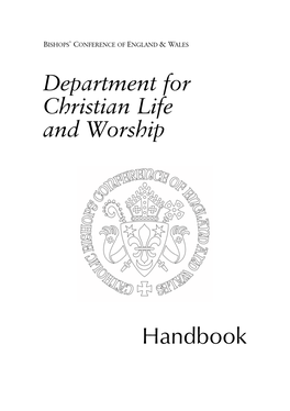 Department for Christian Life and Worship Handbook