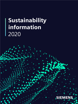 Siemens Sustainability Information 2020