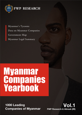 Myanmar Companies Yearbook Vol.1 Preface
