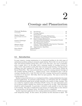 Crossings and Planarization