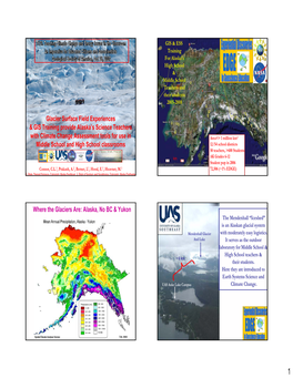 Glacier Surface Field Experiences & GIS Training Provide Alaska's