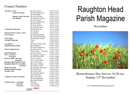 Raughton Head Parish Magazine