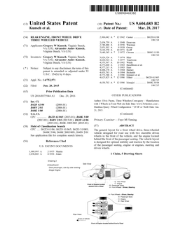 (12) United States Patent (10) Patent No.: US 9,604,683 B2 Kunsch Et Al