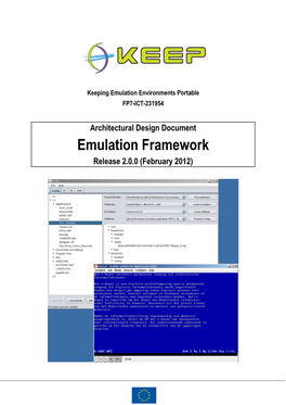 Architectural Design Document Emulation Framework Release 2.0.0 (February 2012)