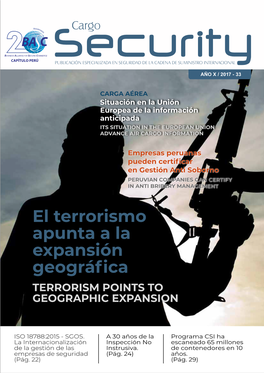 El Terrorismo Apunta a La Expansión Geográfica