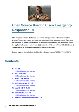 Cisco Emergency Responder 9.0 Open Documentation