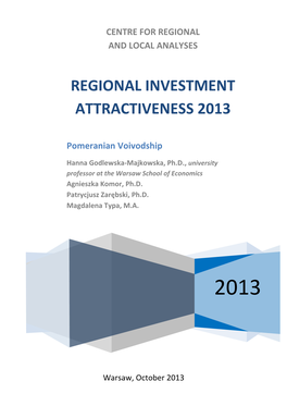 Atrakcyjność Inwestycyjna Regionów 2010