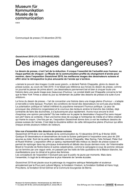 Des Images Dangereuses?