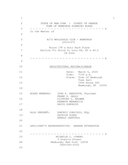 Planning Board, 03/05/2020, 7:00 PM Minutes