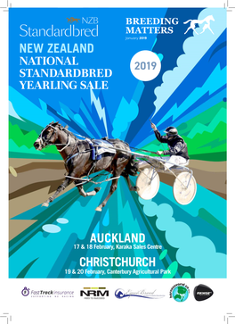 Standardbred January 2019 NEW ZEALAND NATIONAL STANDARDBRED 2019 YEARLING SALE