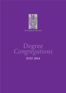 Degree Congregations