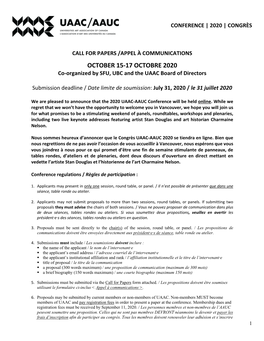 2020 UAAC Call for Papers Draft 16-06-20