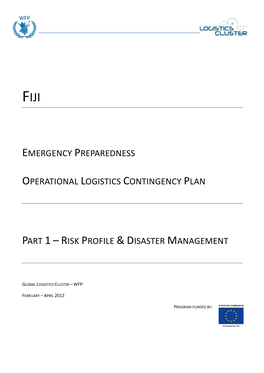 Part 1 – Risk Profile & Disaster Management