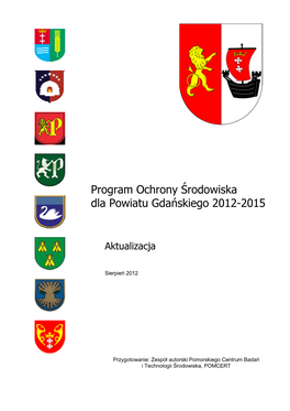 Program Ochrony Środowiska Dla Powiatu Gdańskiego 2012-2015