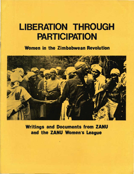 LIBERATION THROUGH PARTICIPATION Women in the Zimbabwean Revolution
